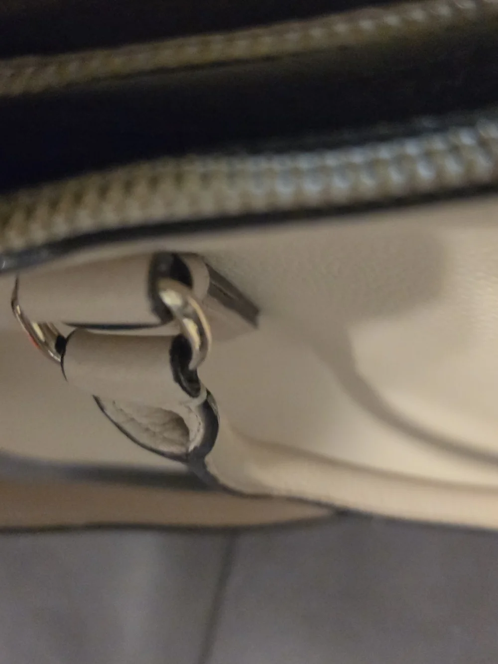 Kate Spade Pebbled Leather Satchel - Light Beige